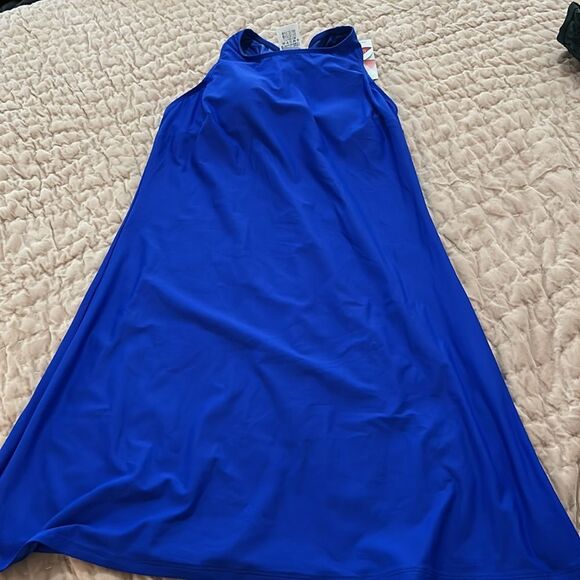 Lands' End Royal Blue dresskini built-in bra size 2 - Picture 8 of 8